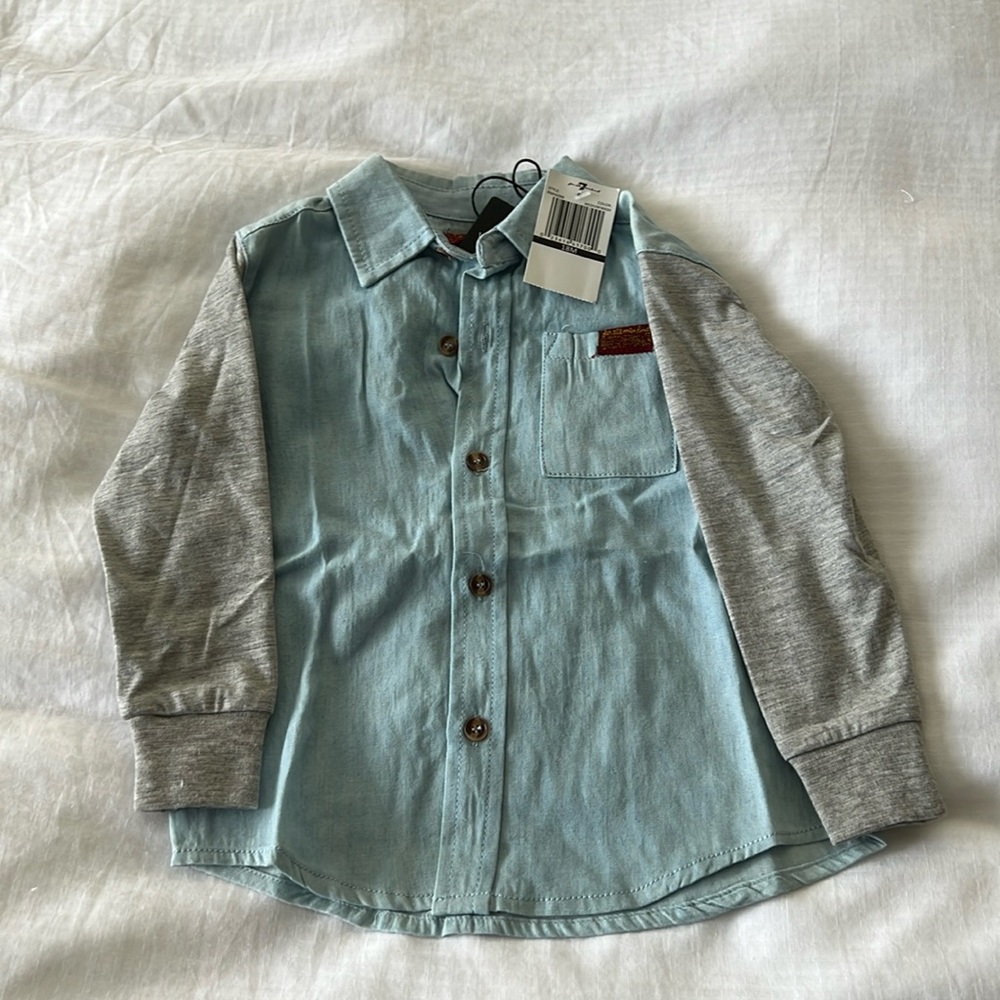 Seven for all Mankind denim shirt - 18M - NWT